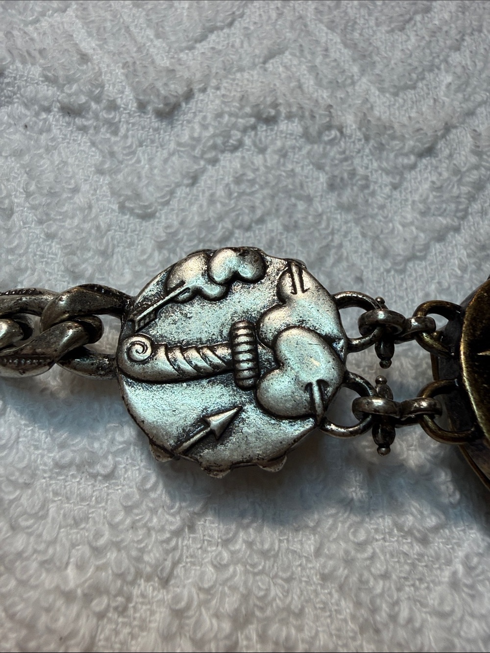 Lucky Brand Turquoise Rose Silver-Tone Toggle Bracelet - Picture 6 of 16